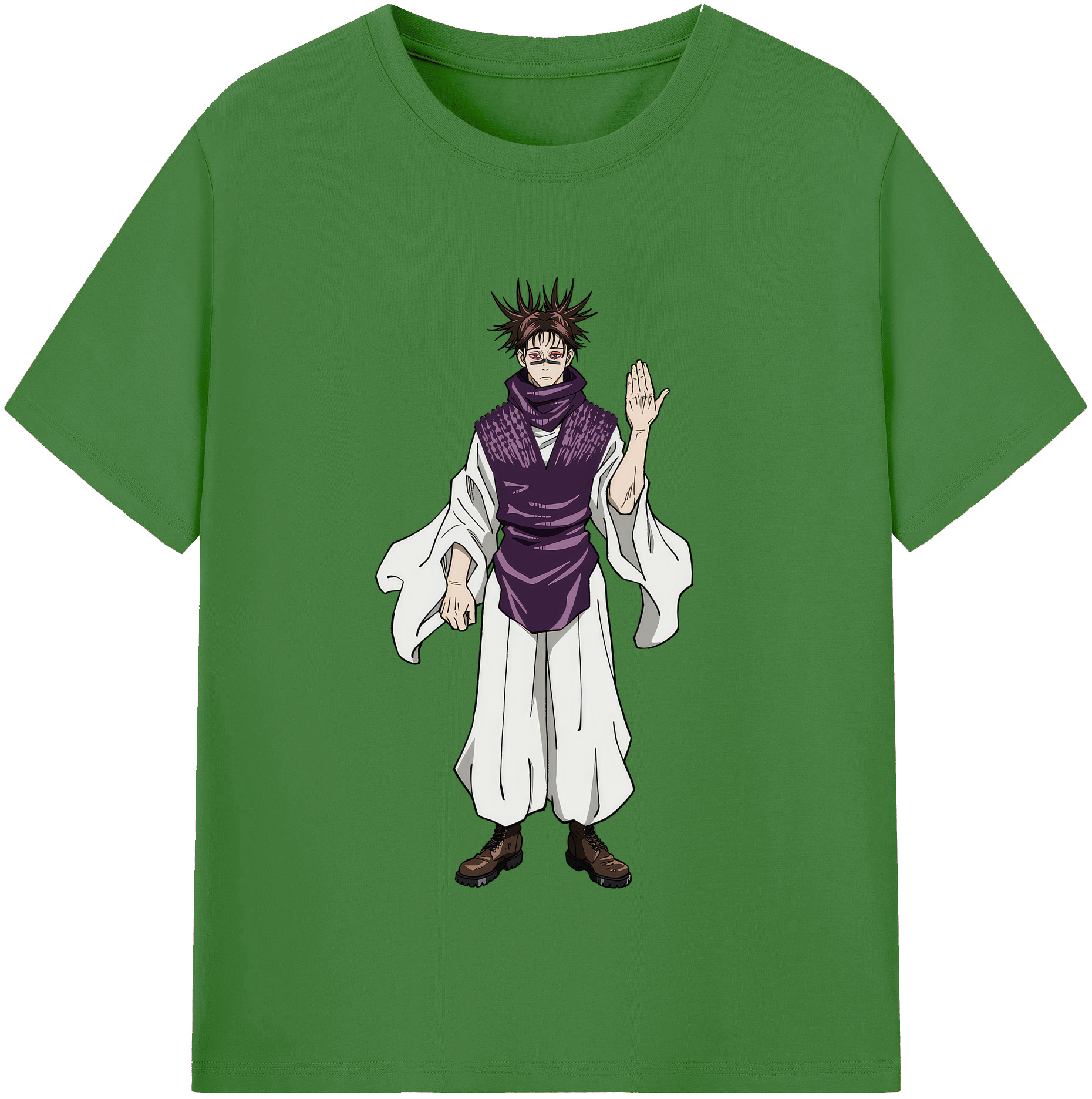 （画像用） 呪術廻戦 Jujutsu Kaisen レディースカジュアルプリントTシャツ（綿100％）
